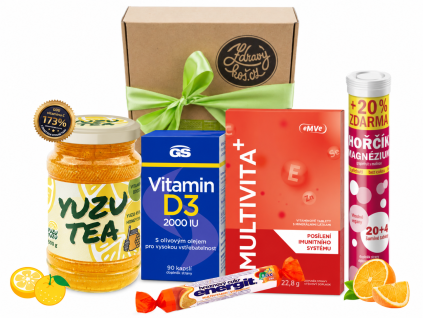 Vitamínový dárkový balíček s Yuzu čajem