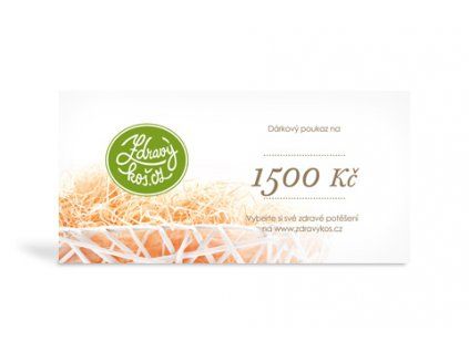 Voucher 1 500 Kč